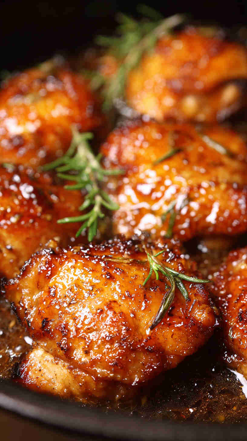 Crockpot Honey Garlic Chicken Thighs