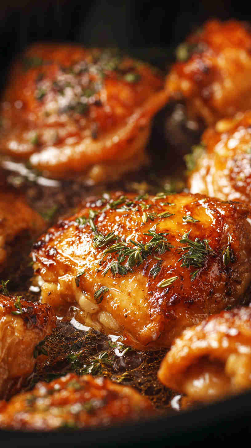 Crockpot Honey Garlic Chicken Thighs