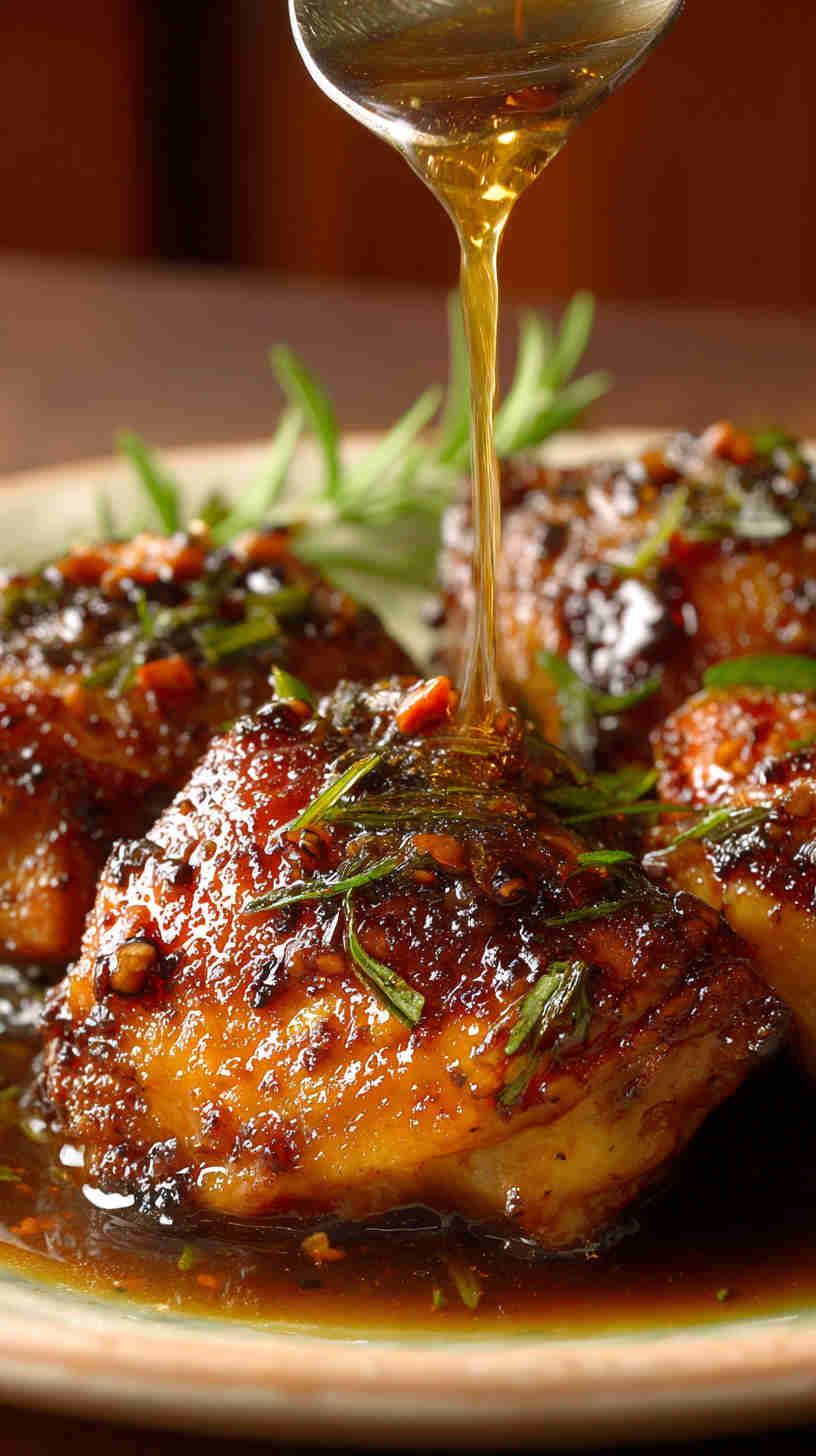 Crockpot Honey Garlic Chicken Thighs