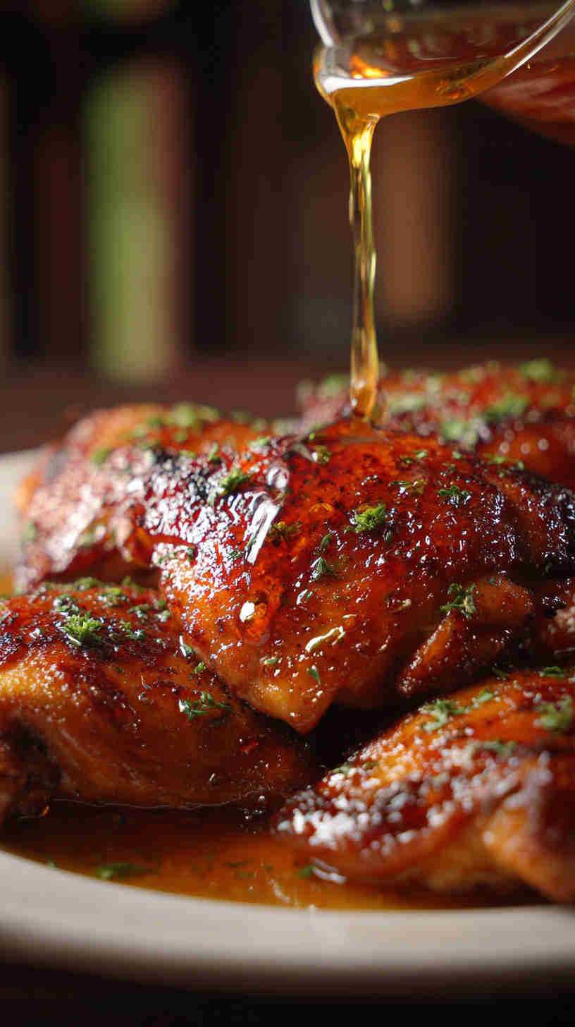 Crockpot Honey Garlic Chicken Thighs