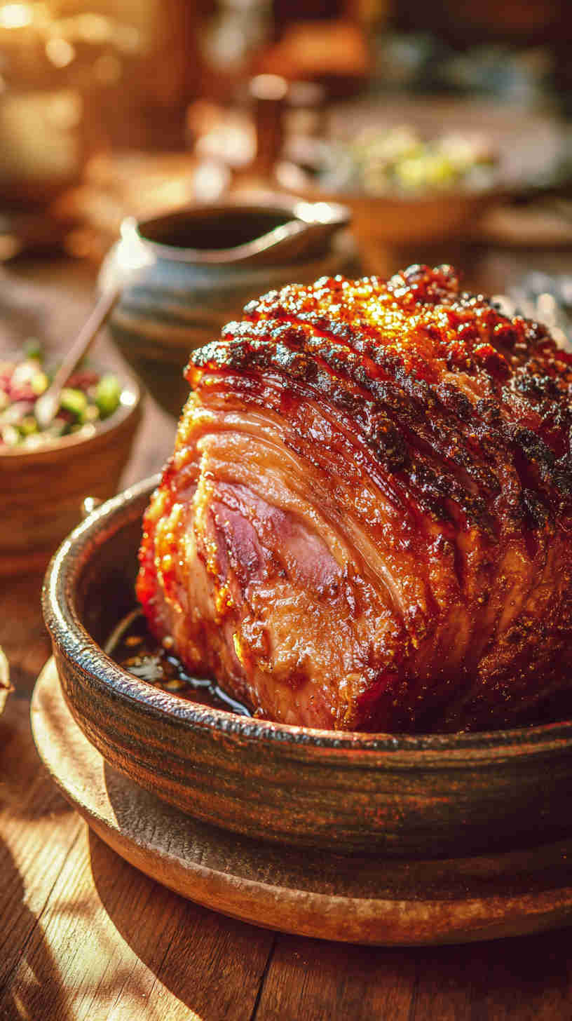 Crockpot Honey Glazed Ham