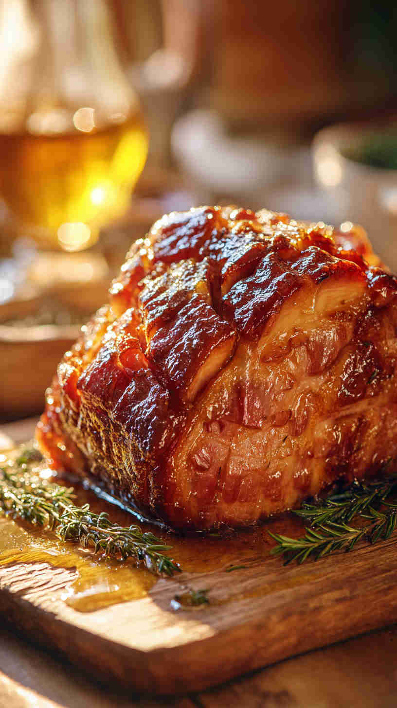 Crockpot Honey Glazed Ham