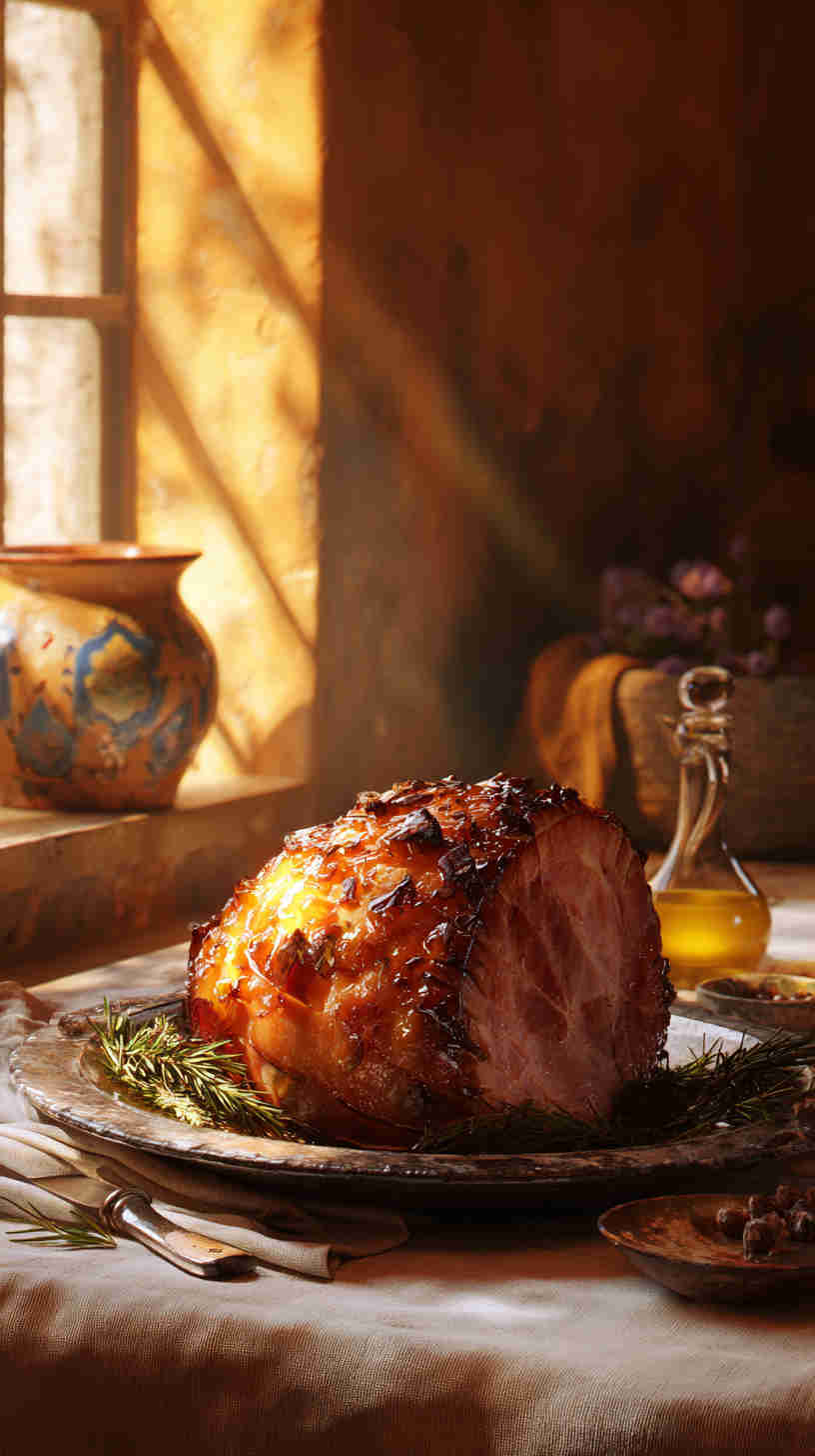 Crockpot Honey Glazed Ham