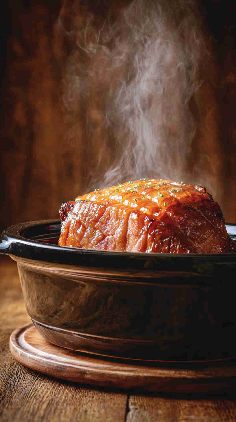 Crockpot Honey Glazed Ham