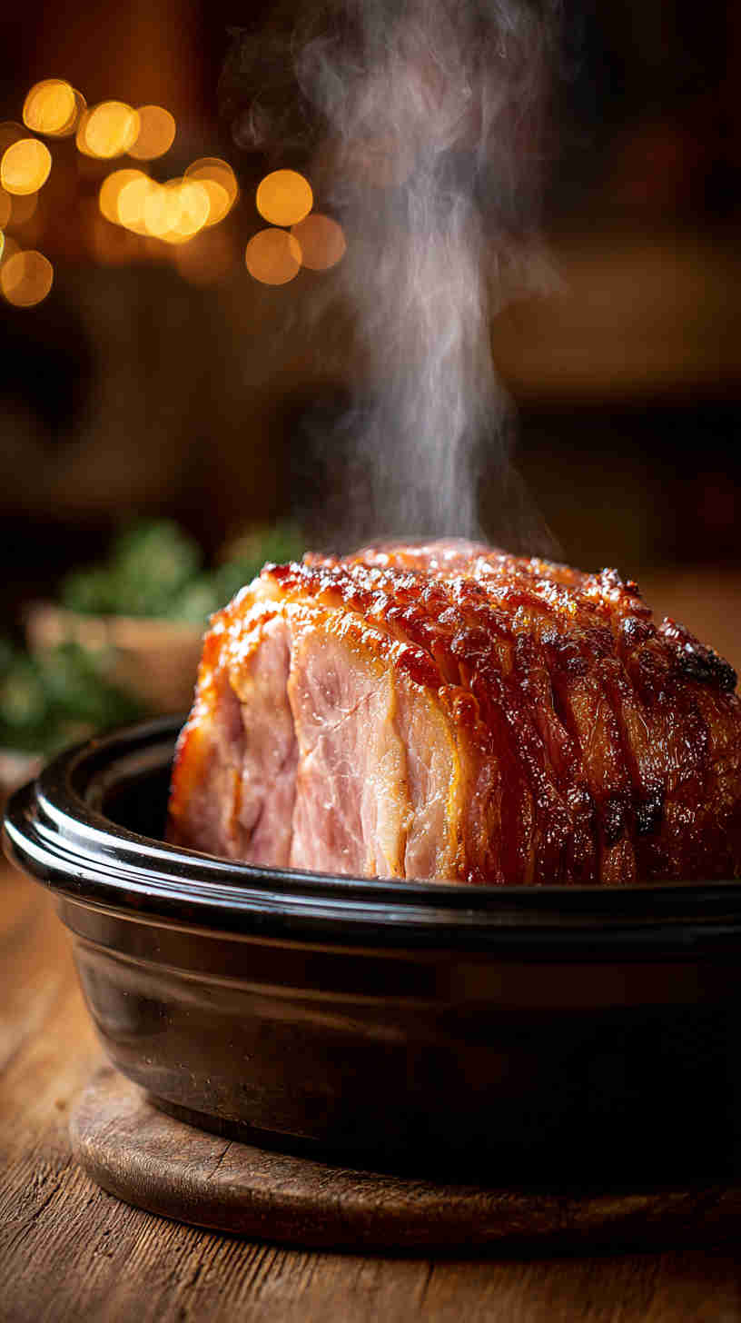 Crockpot Honey Glazed Ham