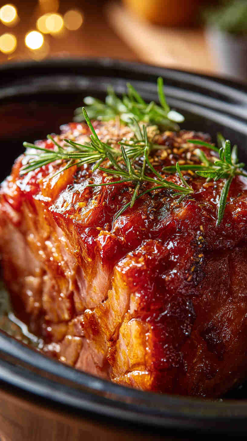 Crockpot Honey Glazed Ham