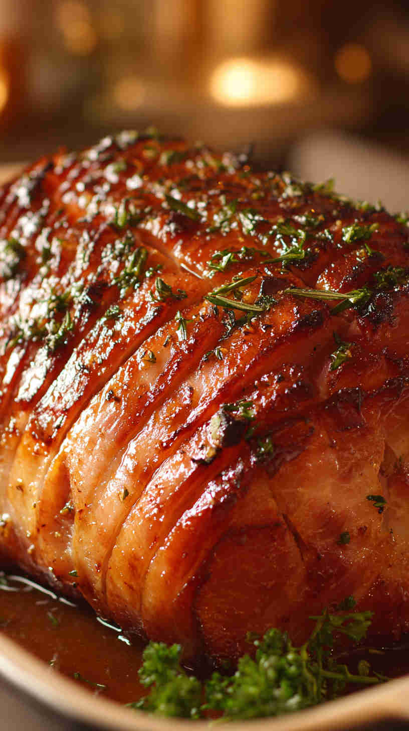 Crockpot Honey Glazed Ham