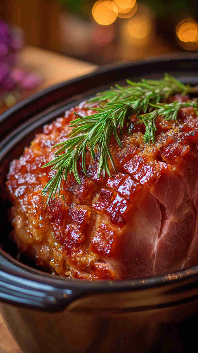Crockpot Honey Glazed Ham