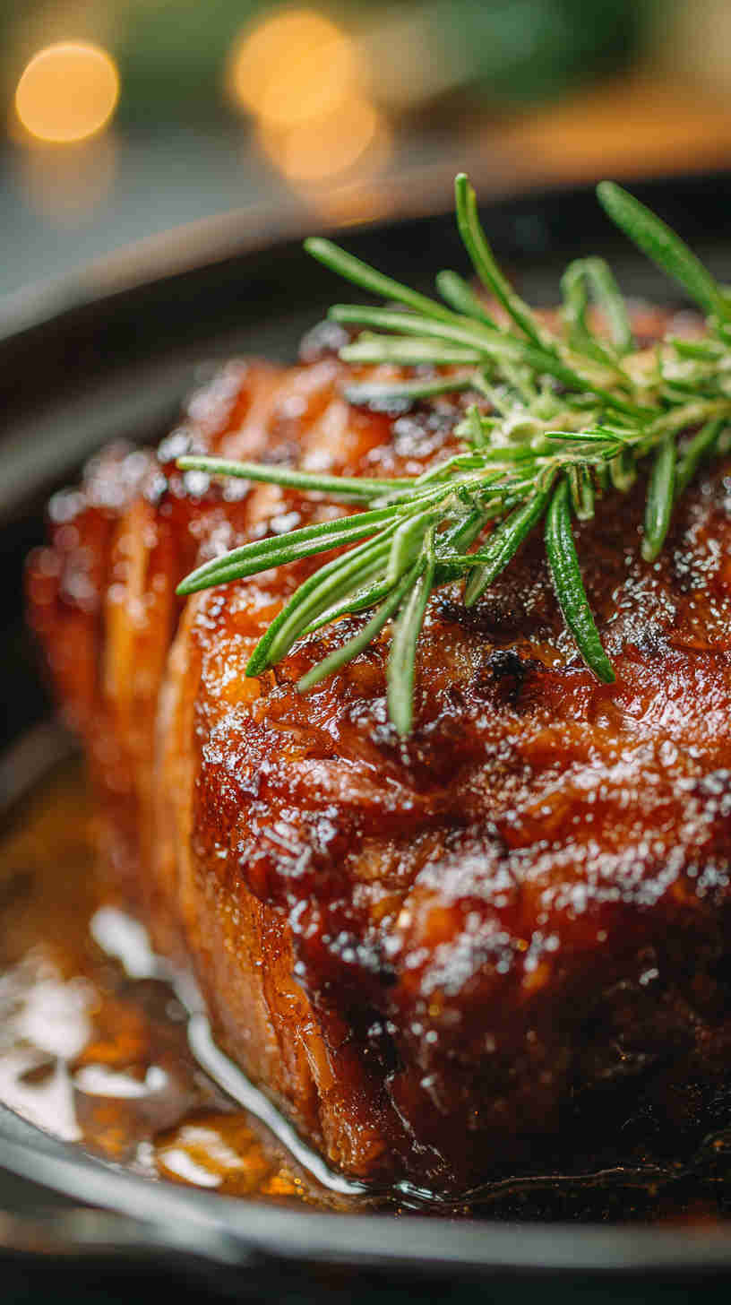 Crockpot Honey Glazed Ham