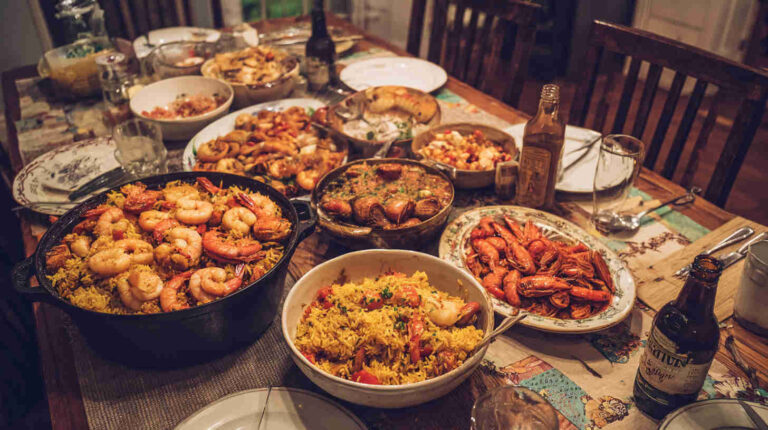 Crockpot Jambalaya with Shrimp and Andouille