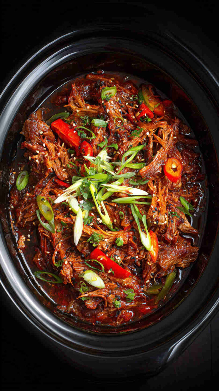 Crockpot Korean BBQ Pulled Pork