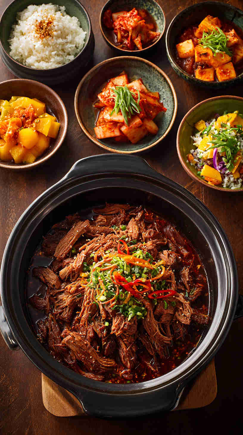 Crockpot Korean BBQ Pulled Pork
