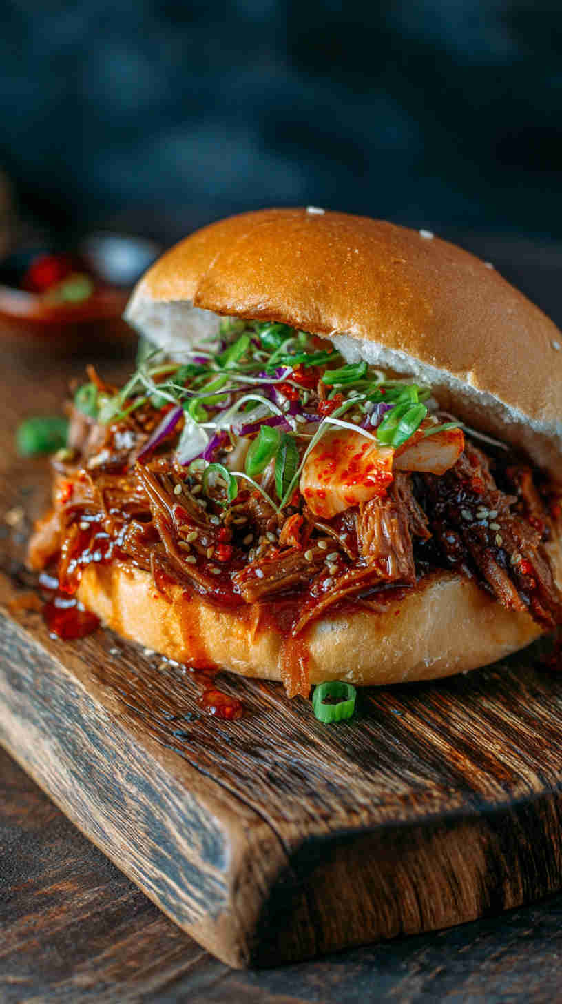 Crockpot Korean BBQ Pulled Pork