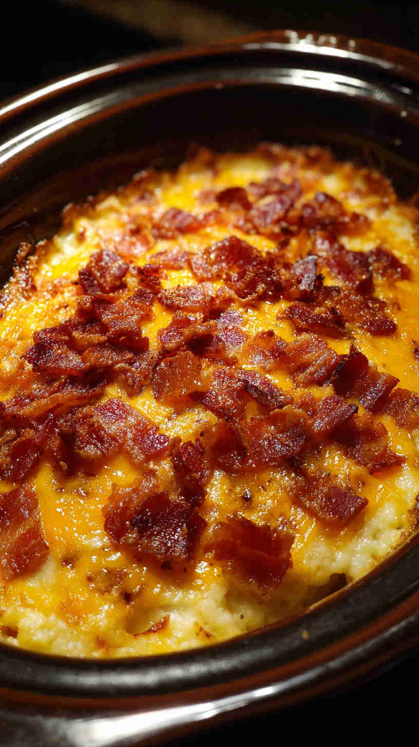 Crockpot Loaded Baked Potato Casserole