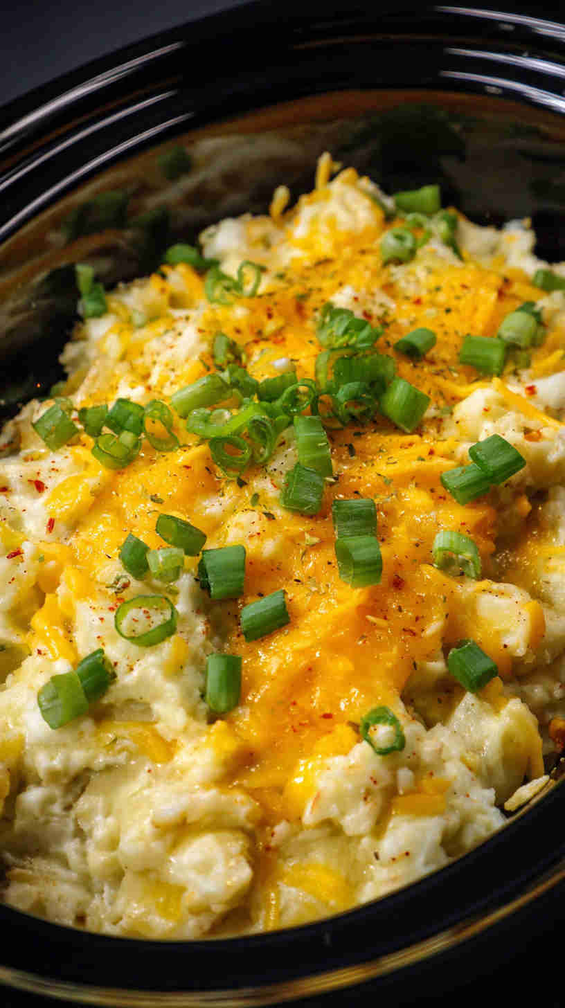 Crockpot Loaded Baked Potato Casserole
