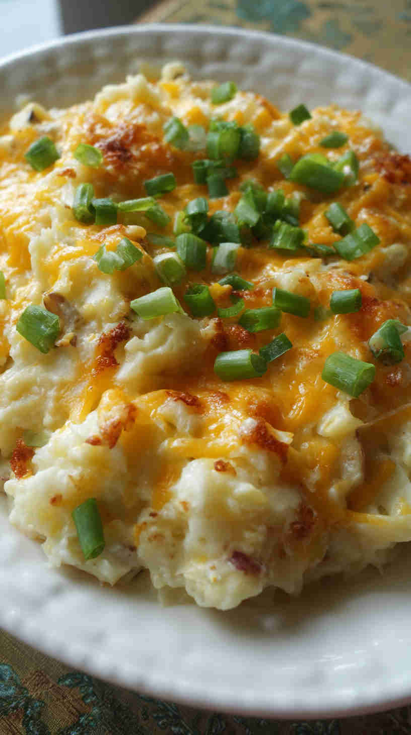 Crockpot Loaded Baked Potato Casserole
