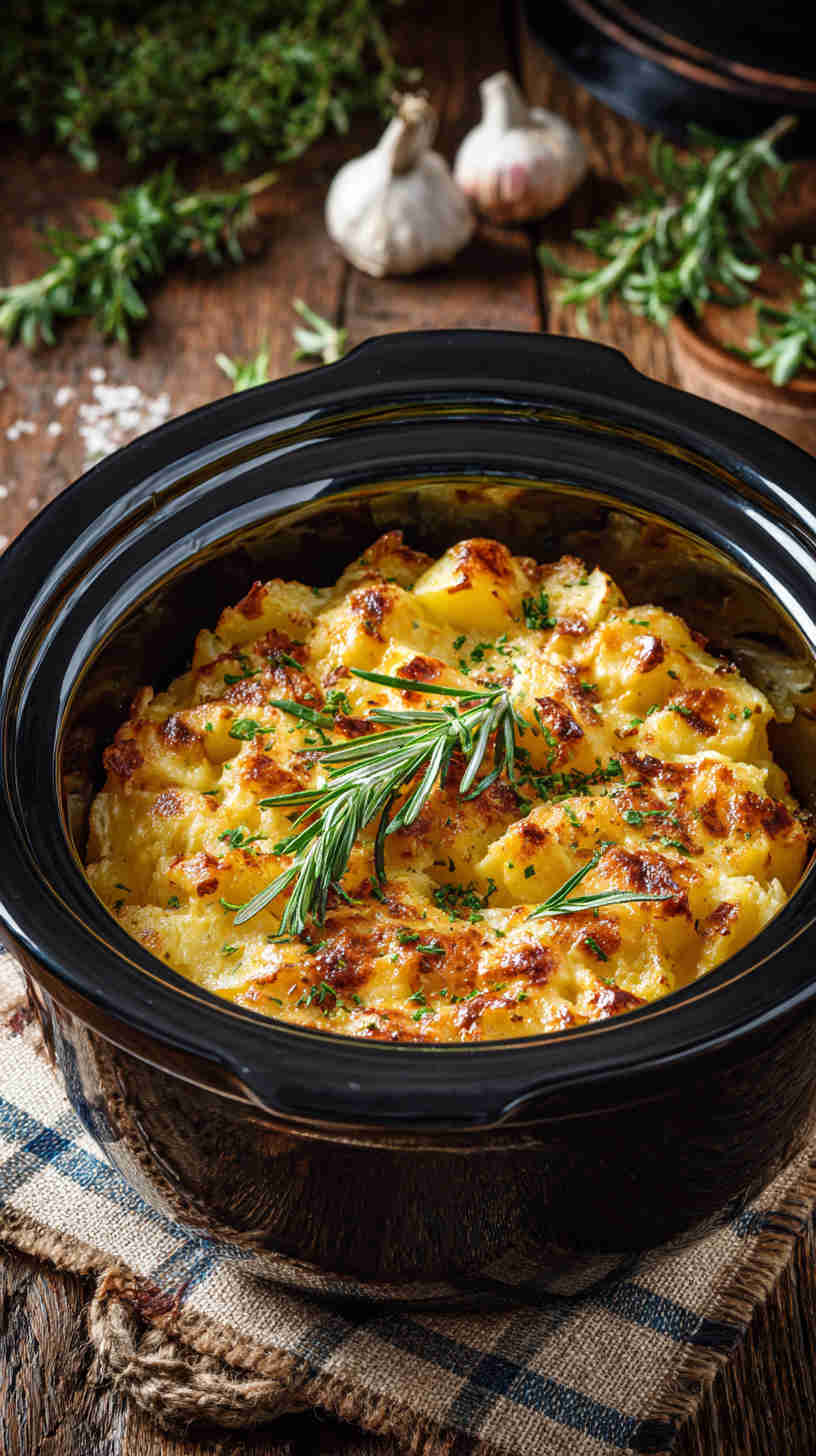 Crockpot Loaded Baked Potato Casserole