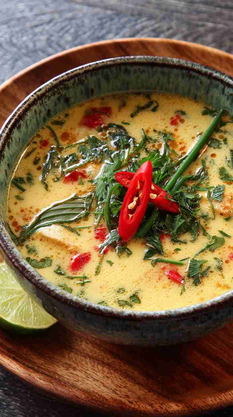 Crockpot Thai Coconut Curry Soup