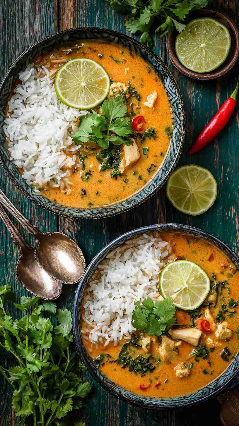 Crockpot Thai Coconut Curry Soup
