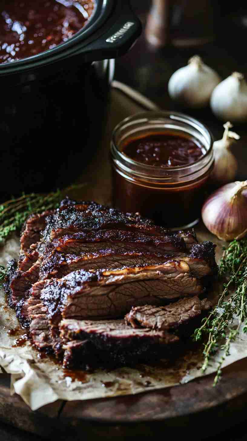 Easy Crockpot BBQ Brisket for Any Occasion Easy Crockpot BBQ Brisket for Any Occasion