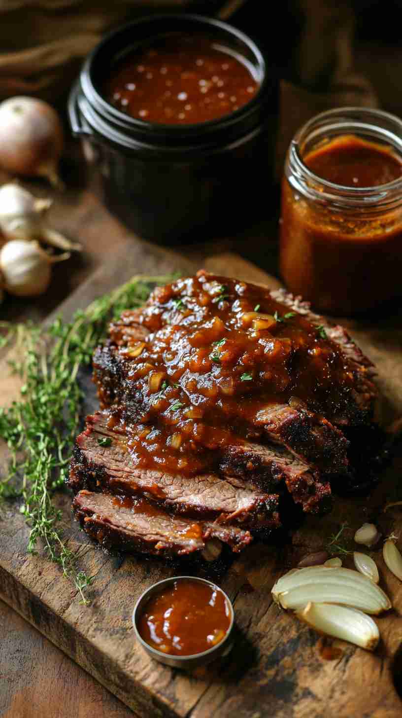 Easy Crockpot BBQ Brisket for Any Occasion Easy Crockpot BBQ Brisket for Any Occasion