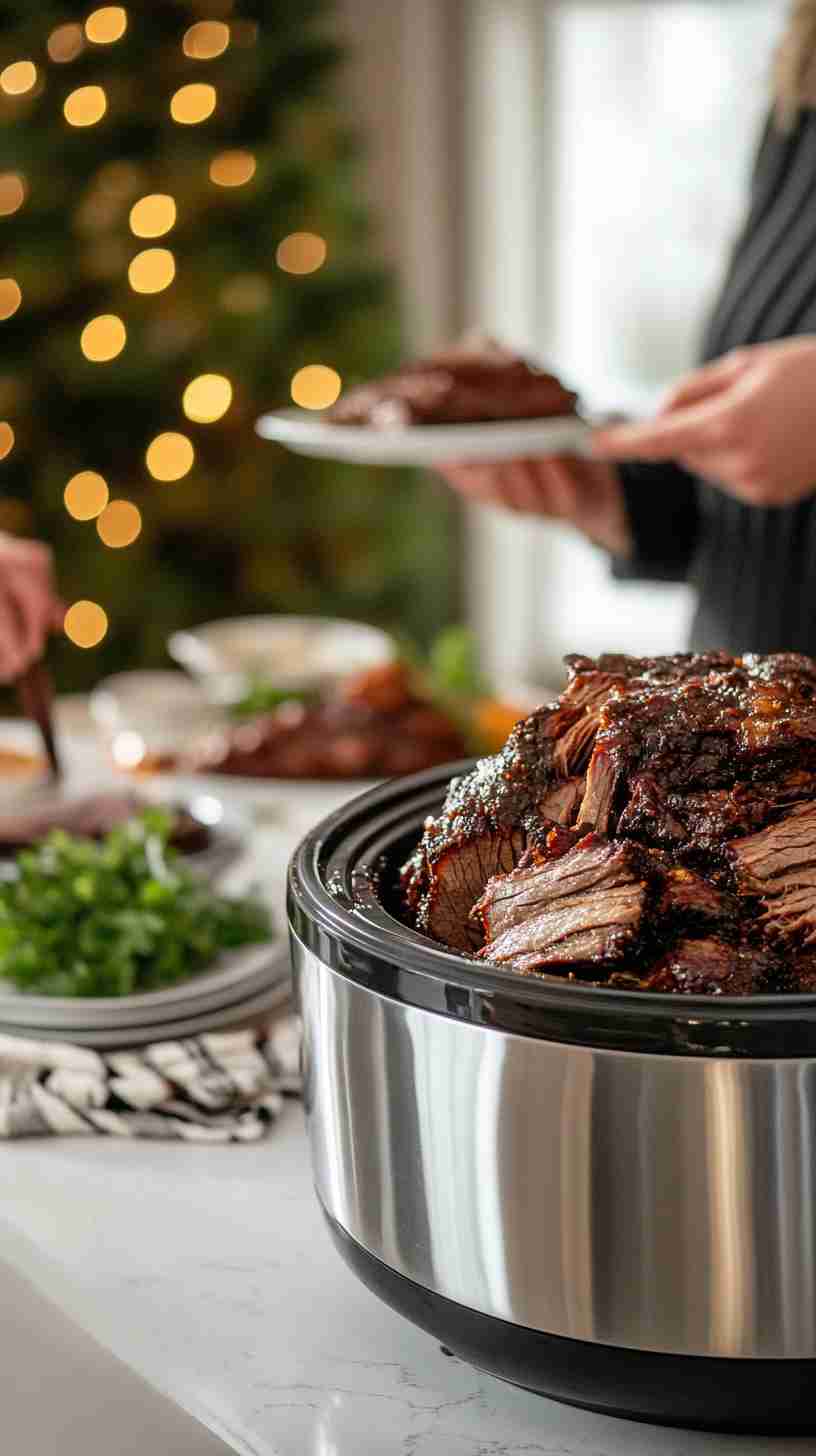 Easy Crockpot BBQ Brisket for Any Occasion Easy Crockpot BBQ Brisket for Any Occasion