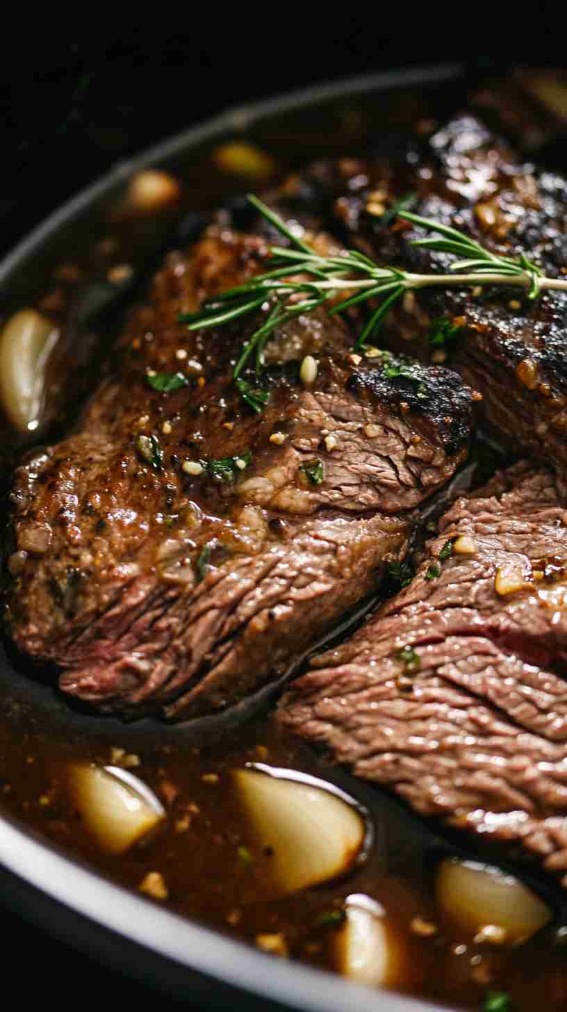 Easy Garlic & Onion Beef Arm Roast in the Slow Cooker Easy Garlic & Onion Beef Arm Roast in the Slow Cooker