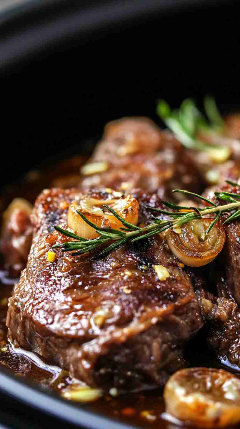 Easy Garlic & Onion Beef Arm Roast in the Slow Cooker Easy Garlic & Onion Beef Arm Roast in the Slow Cooker