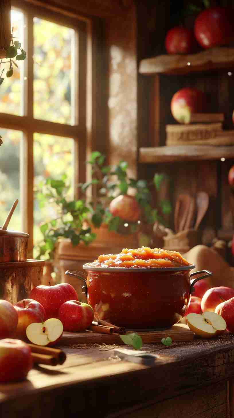 Easy Homemade Apple Butter in the Slow Cooker Easy Homemade Apple Butter in the Slow Cooker