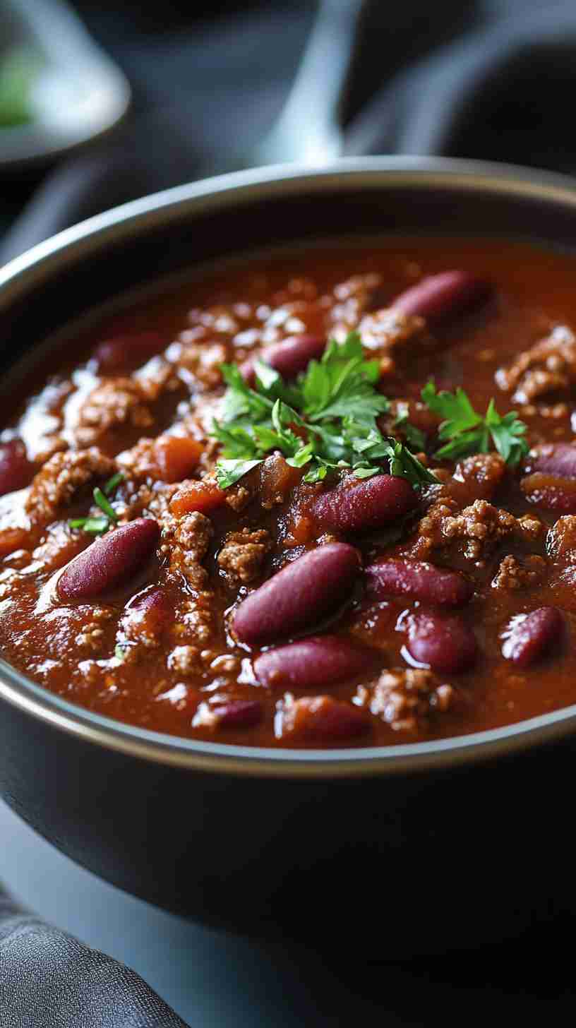 Easy Weeknight Slow Cooker Chili Easy Weeknight Slow Cooker Chili
