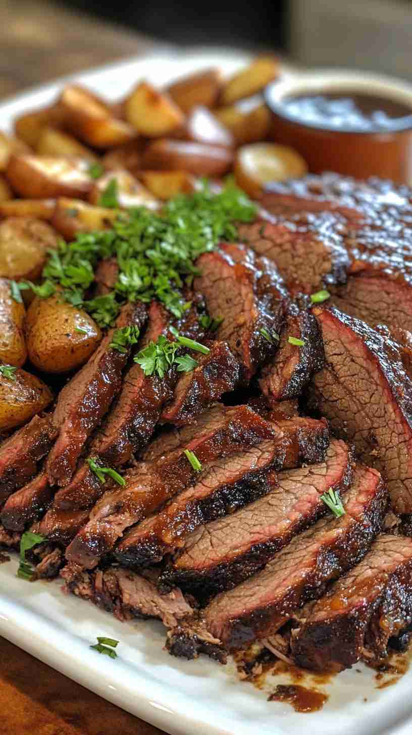 Fall-Apart Slow Cooker BBQ Brisket Perfection