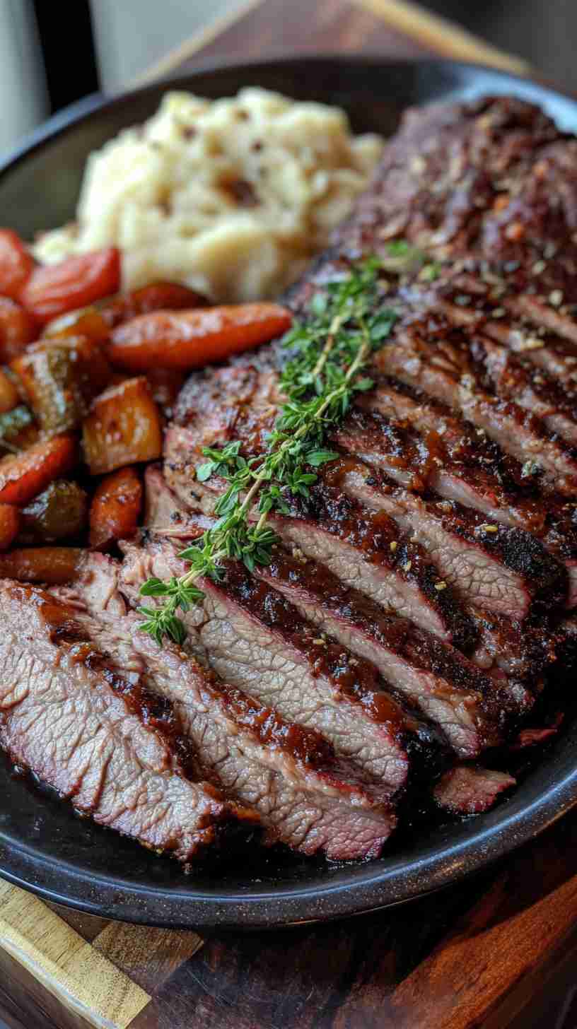 Fall-Apart Slow Cooker BBQ Brisket Perfection