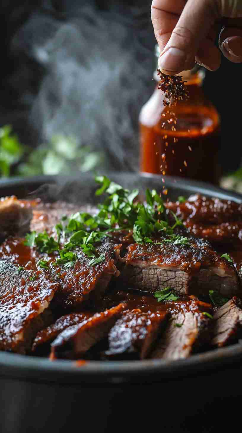 Fall-Apart Slow Cooker BBQ Brisket Perfection