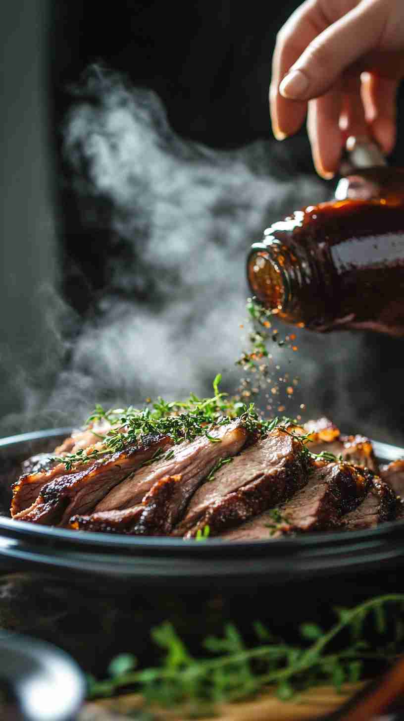 Fall-Apart Slow Cooker BBQ Brisket Perfection
