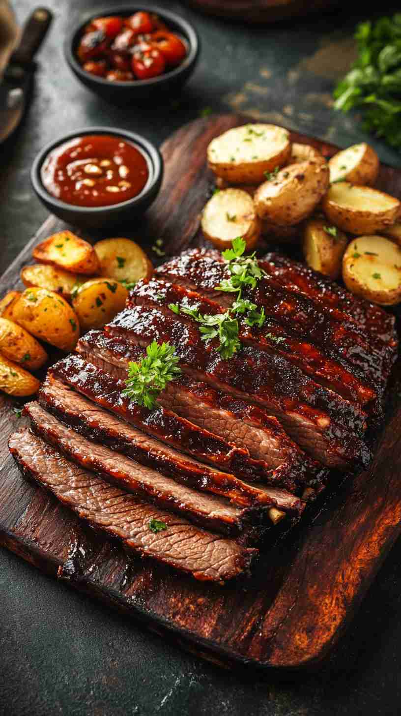 Fall-Apart Slow Cooker BBQ Brisket Perfection