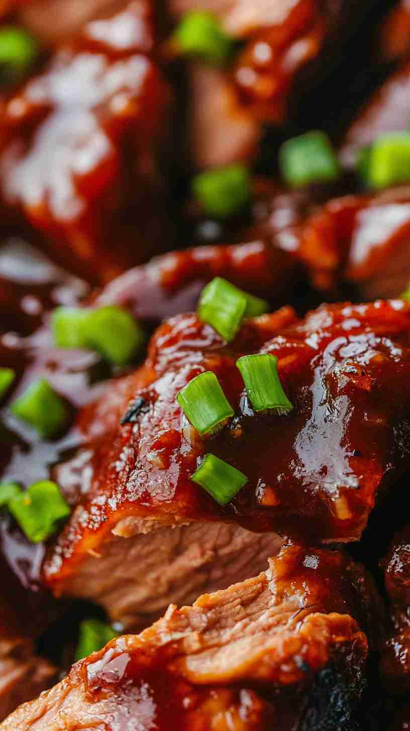 Fall-Off-the-Bone Slow Cooker BBQ Pork Tenderloin