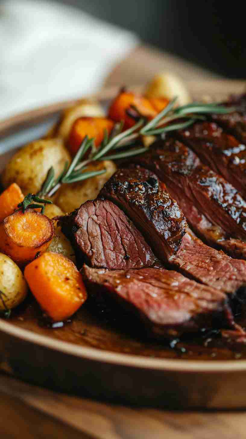 Hearty Crock Pot Arm Roast with Potatoes and Carrots
