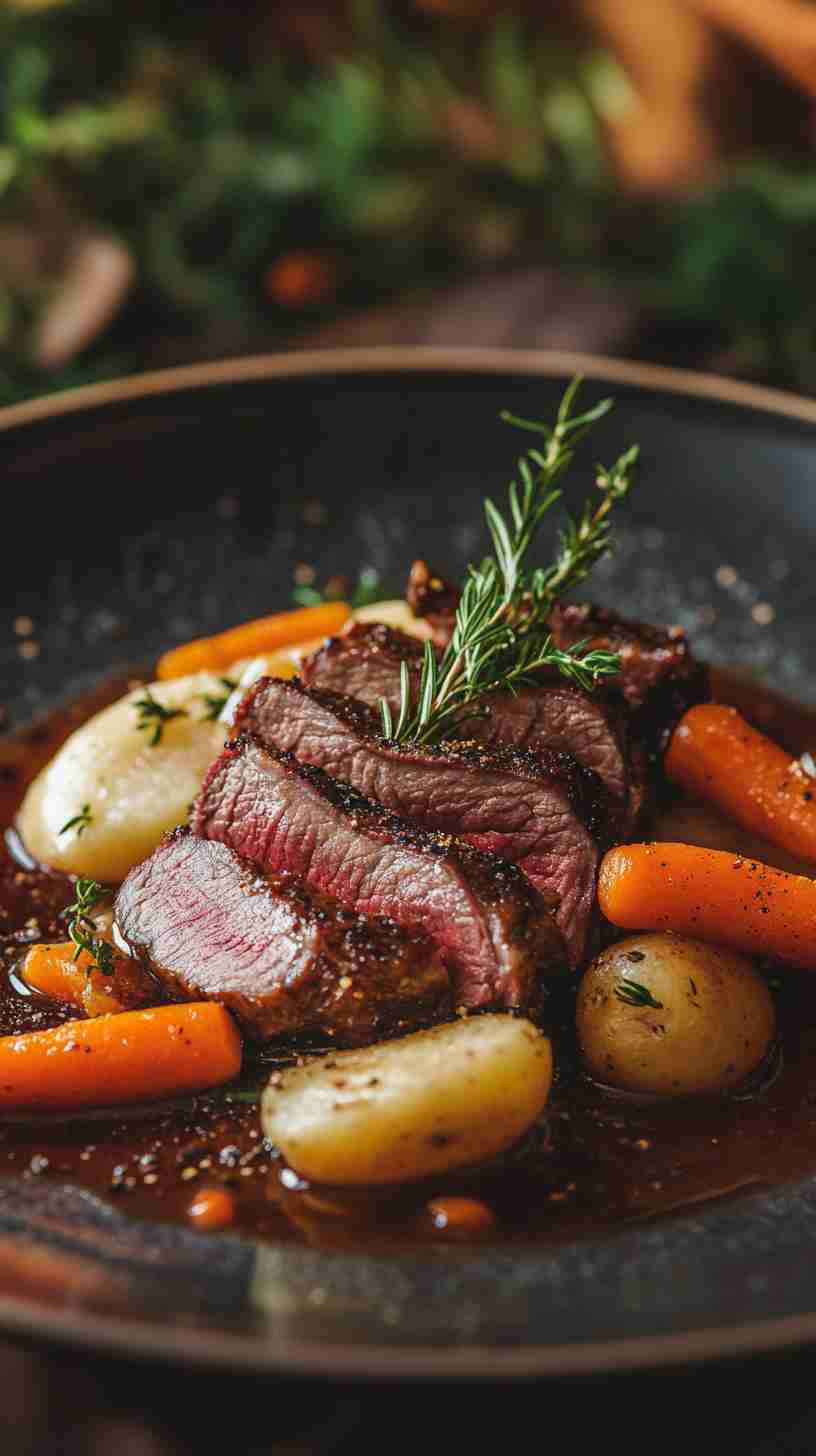 Hearty Crock Pot Arm Roast with Potatoes and Carrots