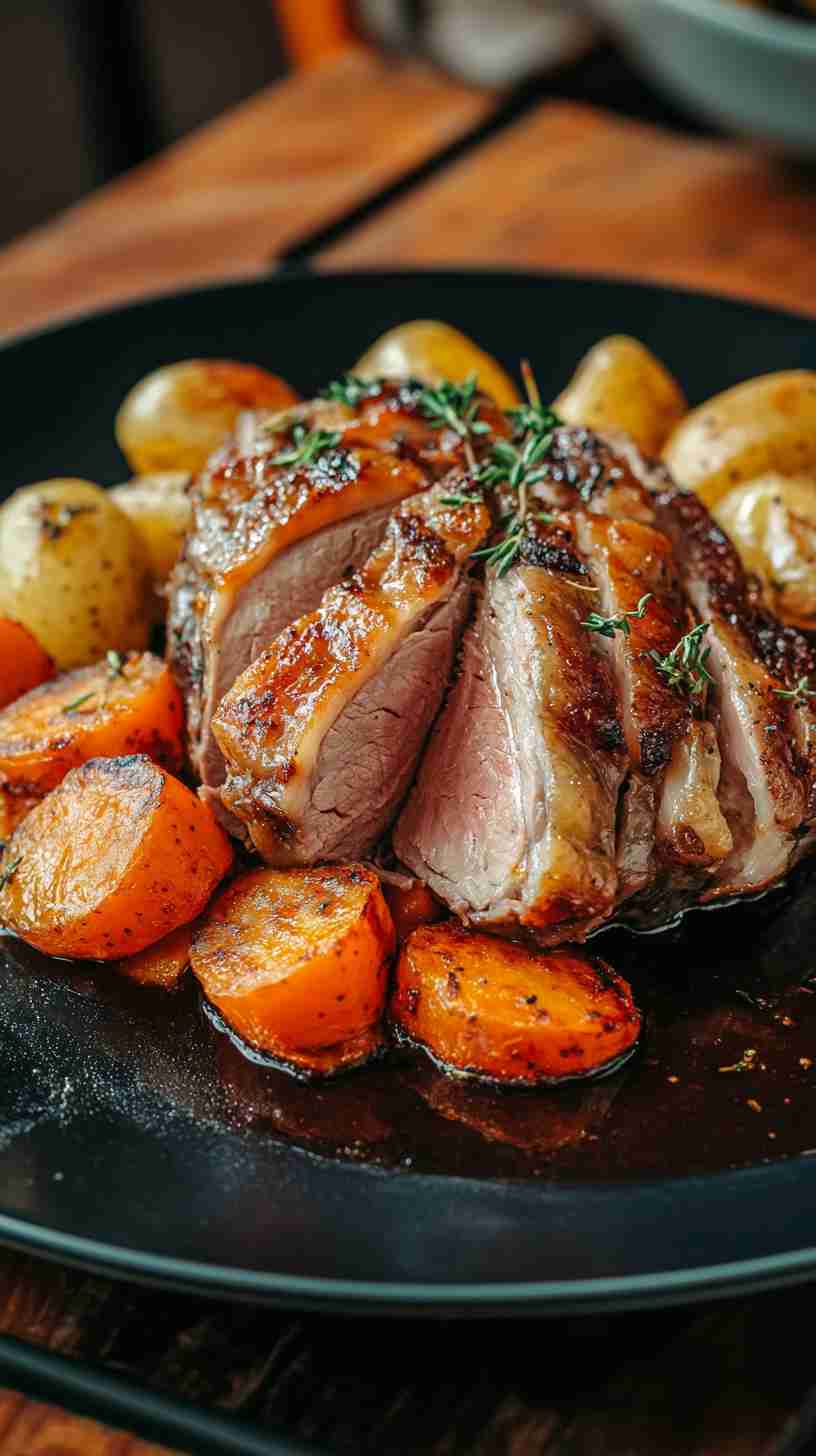 Hearty Crock Pot Arm Roast with Potatoes and Carrots