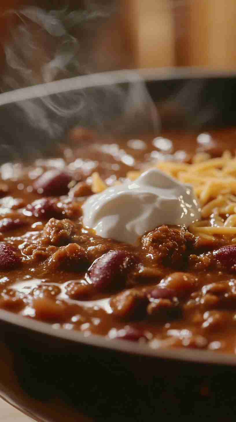 Hearty Crock Pot Chili with Beans