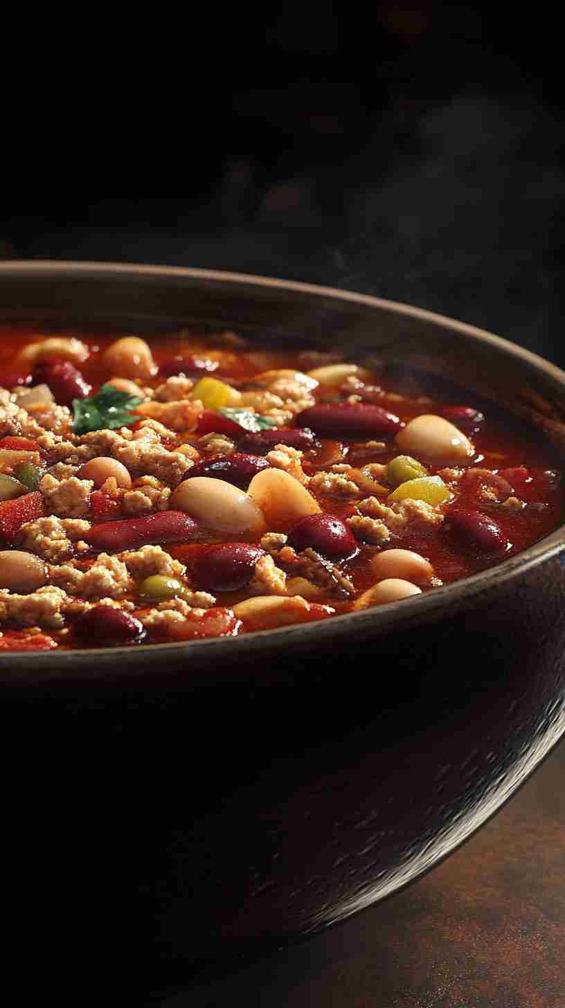Hearty Crock Pot Chili with Beans