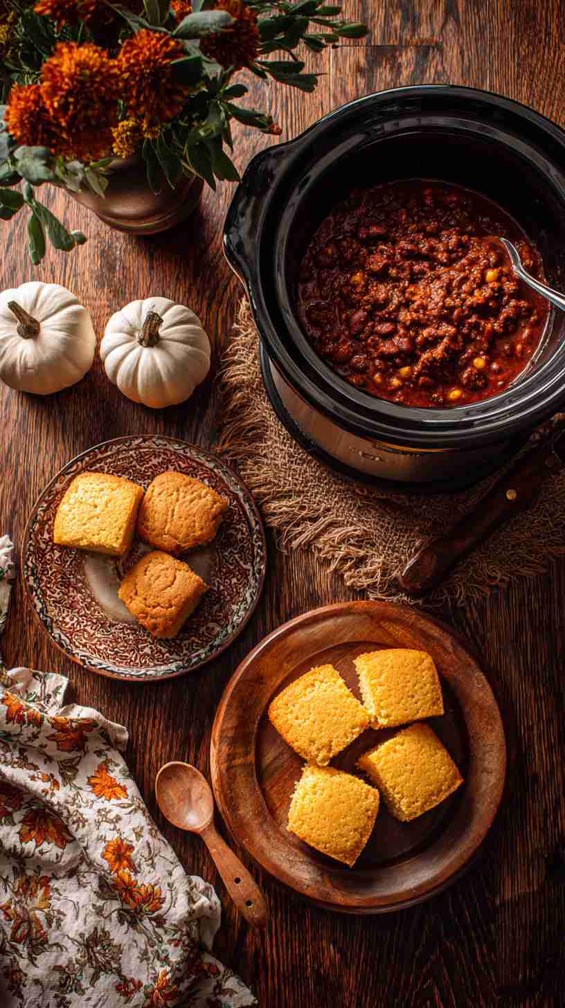 Hearty Crockpot Beef Chili