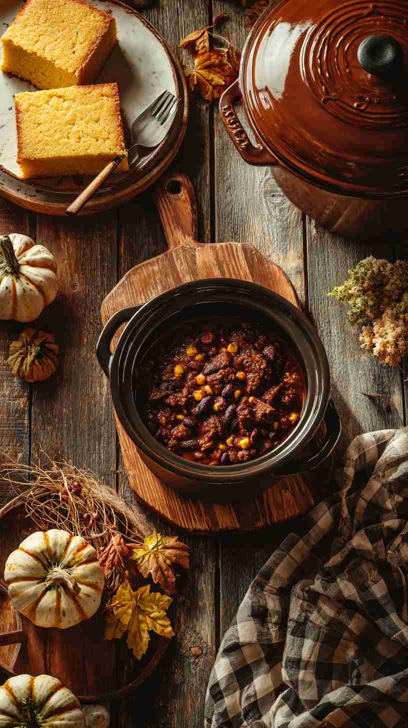 Hearty Crockpot Beef Chili