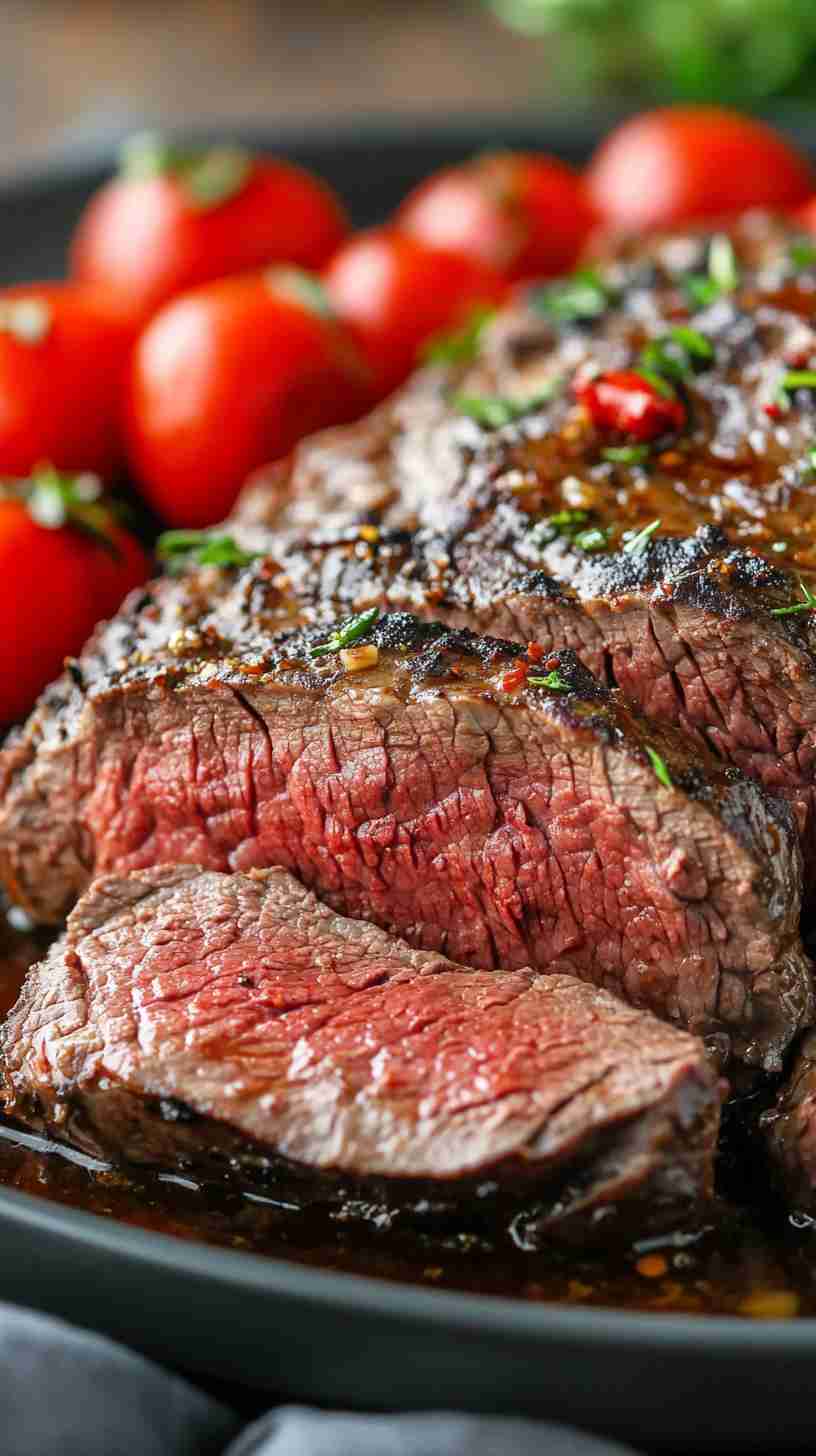 Juicy Slow Cooker Beef Arm Roast with Red Wine Sauce