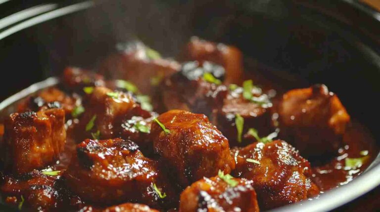Melt-in-Your-Mouth BBQ Pork Roast in the Slow Cooker