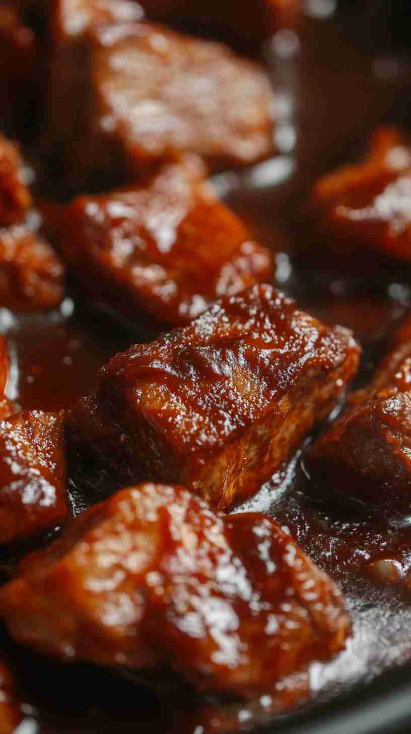 Melt-in-Your-Mouth BBQ Pork Roast in the Slow Cooker