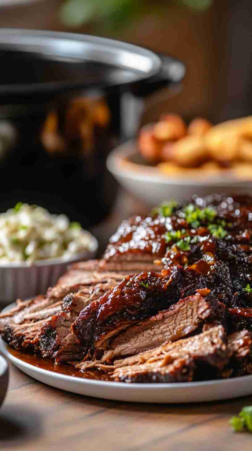 No-Fail Slow Cooker BBQ Brisket Recipe