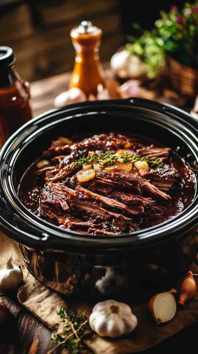 No-Fail Slow Cooker BBQ Brisket Recipe