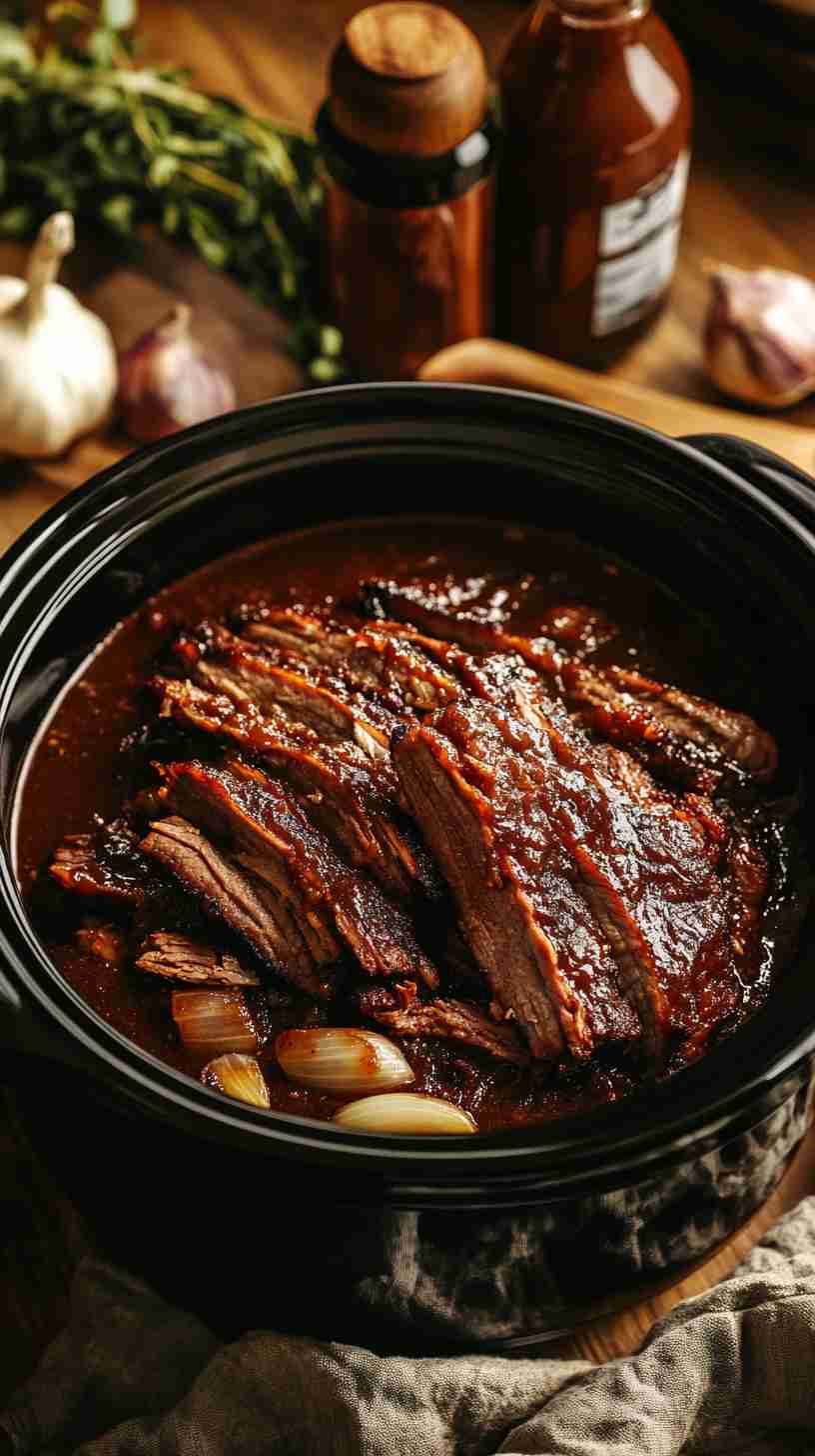 No-Fail Slow Cooker BBQ Brisket Recipe