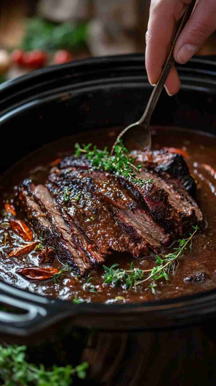 Rich & Flavorful Slow Cooker BBQ Brisket